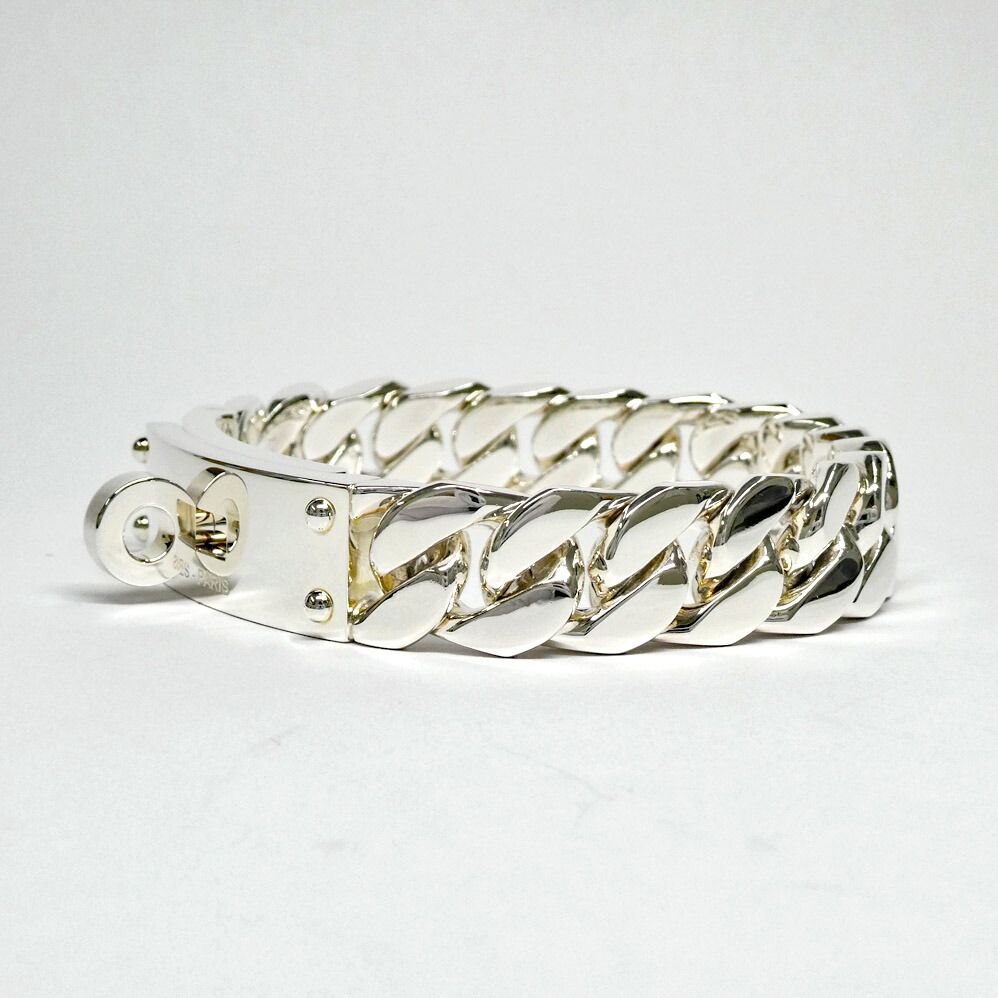 Hermes Bracelet Kelly Gourmette LG Silver — view 3
