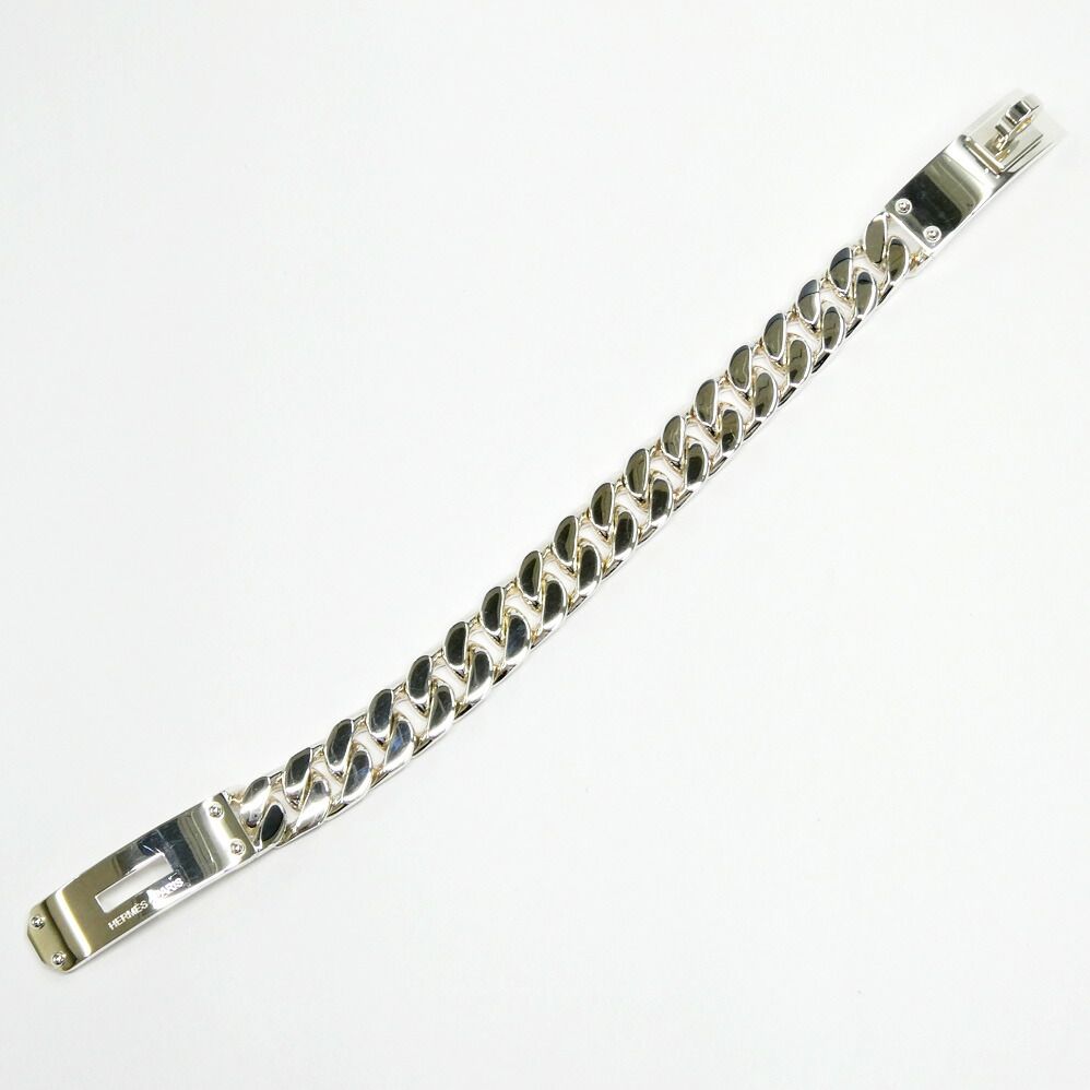 Hermes Bracelet Kelly Gourmette LG Silver — view 6