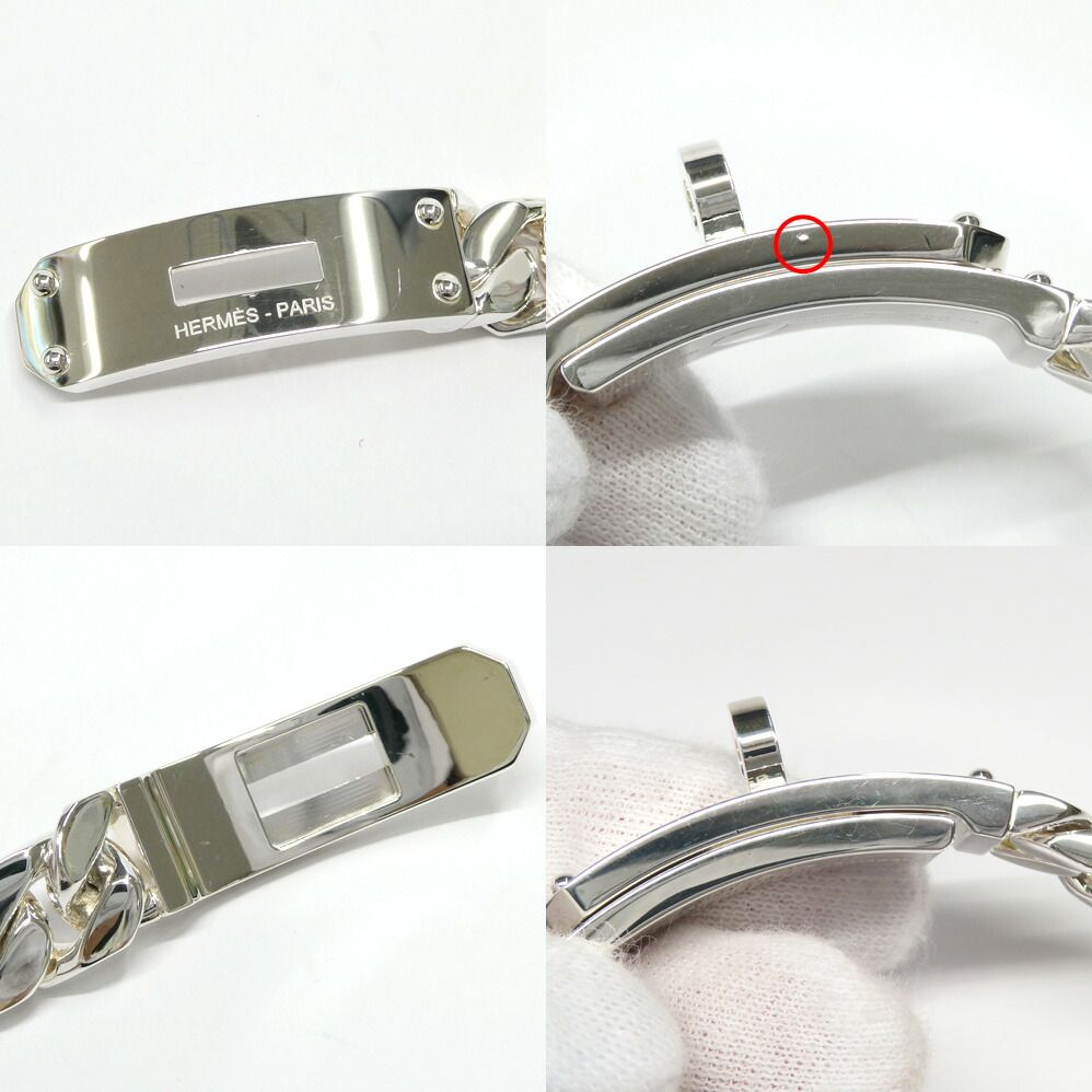 Hermes Bracelet Kelly Gourmette LG Silver — view 8