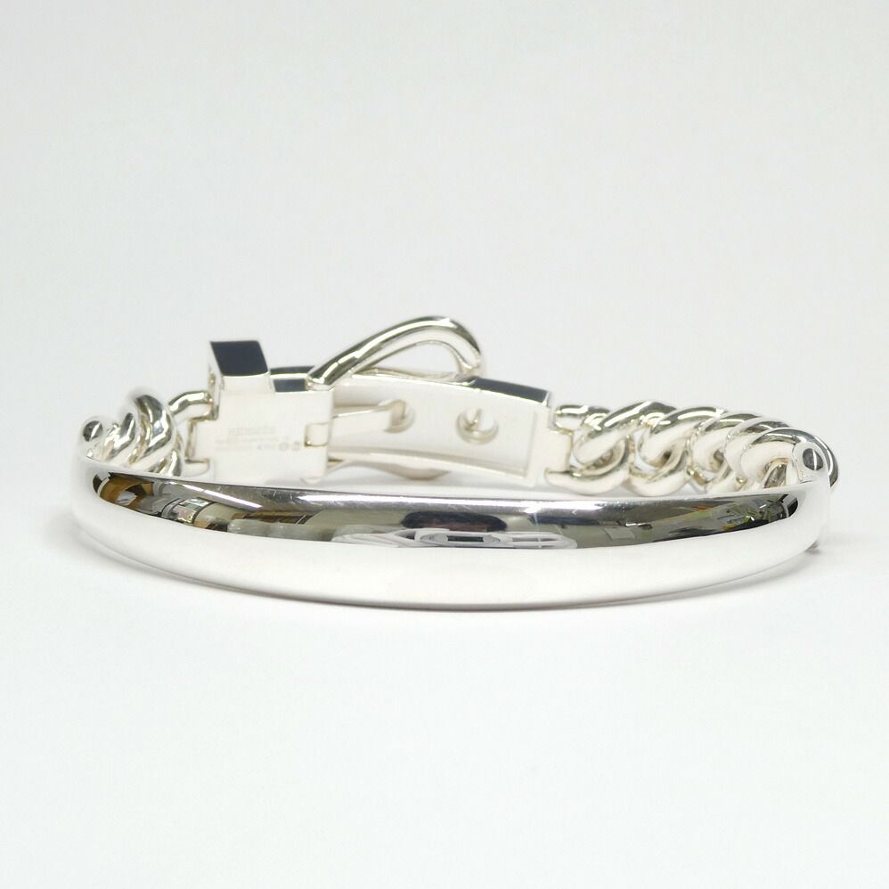 Hermes Bracelet Book le Cellier Inflexible 18 Silver — view 2