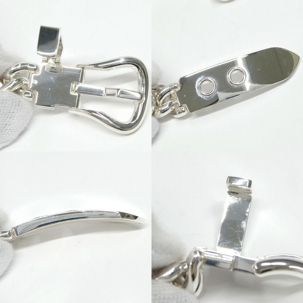 Hermes Bracelet Book le Cellier Inflexible 18 Silver — view 7