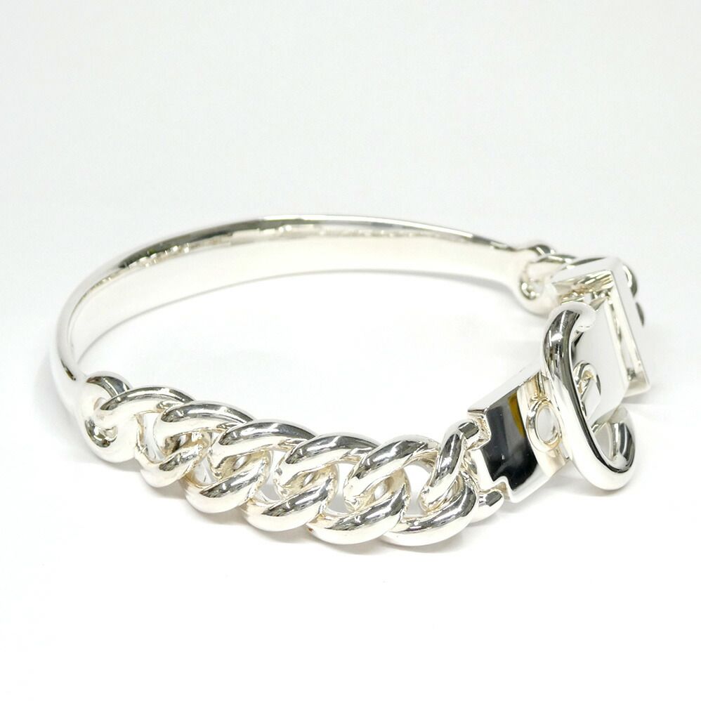 Hermes Bracelet Book le Cellier Inflexible 18 Silver — view 4