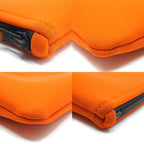 Hermes Neobain MM Orange Nylon Clutch Pouch — view 4