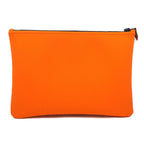 Hermes Neobain MM Orange Nylon Clutch Pouch — view 2