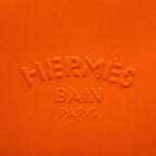 Hermes Neobain MM Orange Nylon Clutch Pouch — view 7