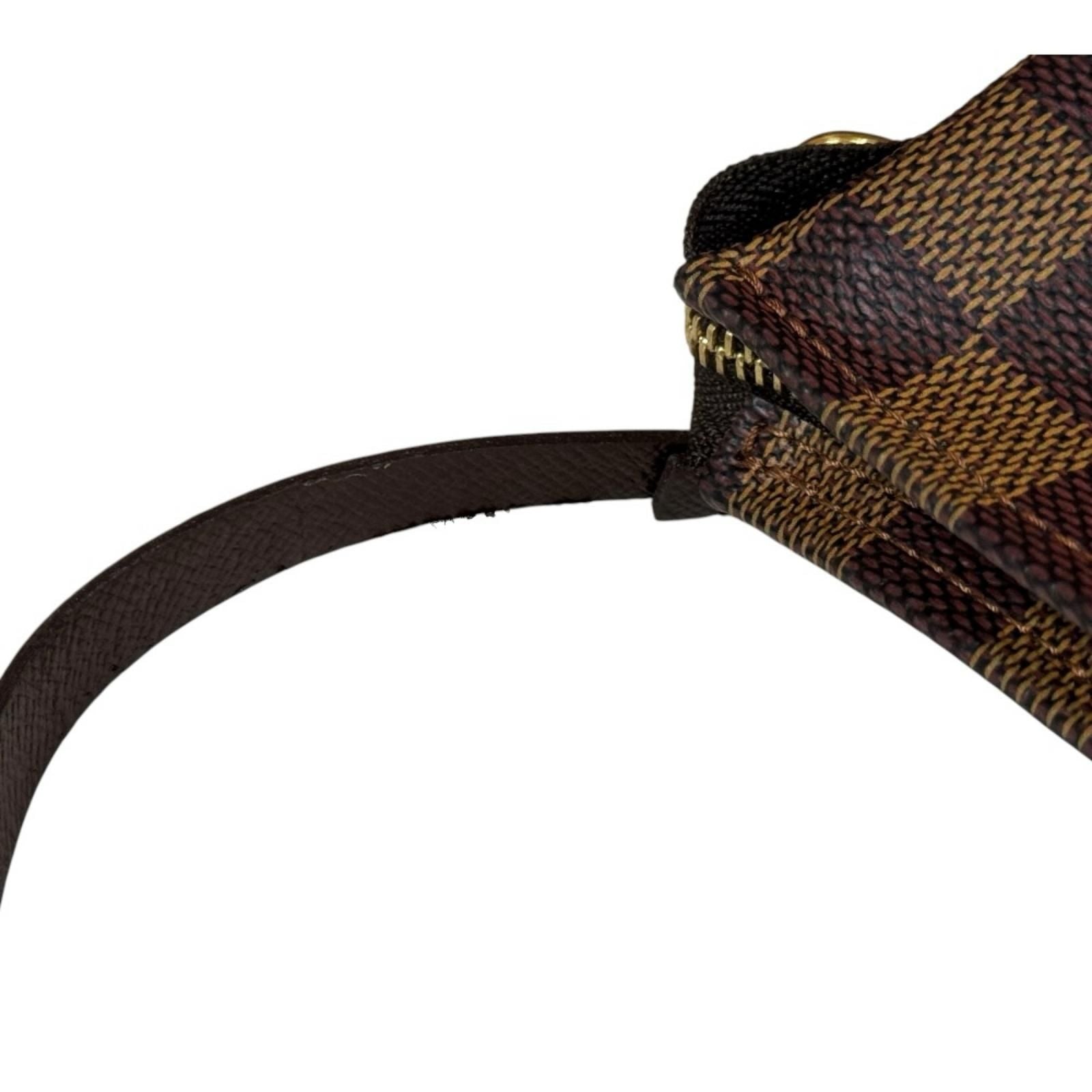 Louis Vuitton Trousse Makeup Damier Handbag Canvas Brown — view 9