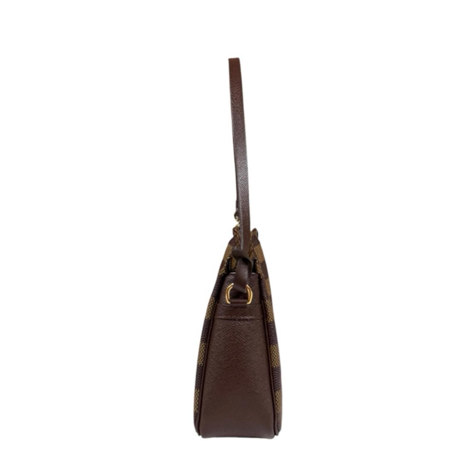 Louis Vuitton Trousse Makeup Damier Handbag Canvas Brown — view 4