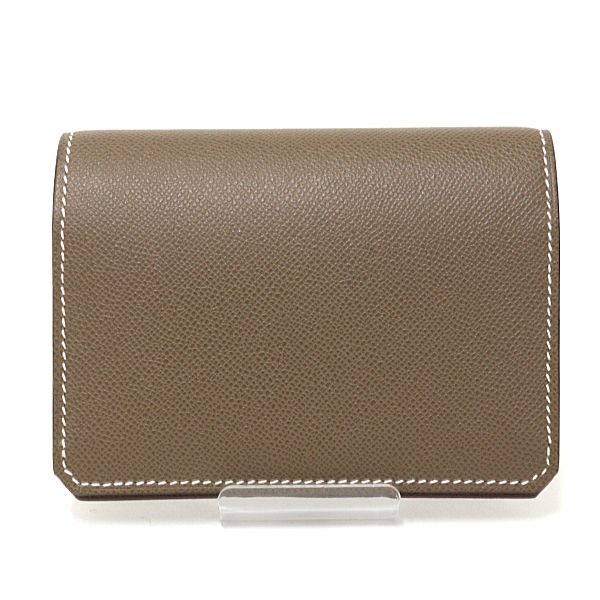 Hermes Card Case Business Holder Vo Madam Etoupe — view 3
