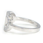 Hermes Ring Chaine D'ancre Contour Points Diamond Total 18k White Gold — view 2