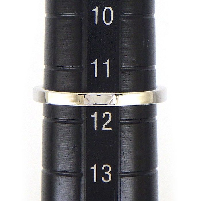 Hermes Ring Chaine D'ancre Contour Points Diamond Total 18k White Gold — view 6