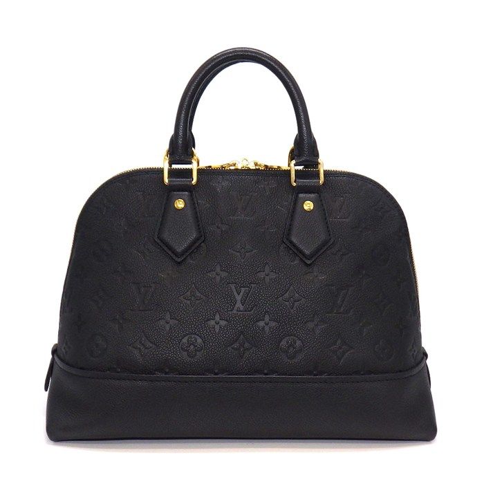 Louis Vuitton Handbag Neo Alma Noir Purple Monogram Empreinte Leather — view 2