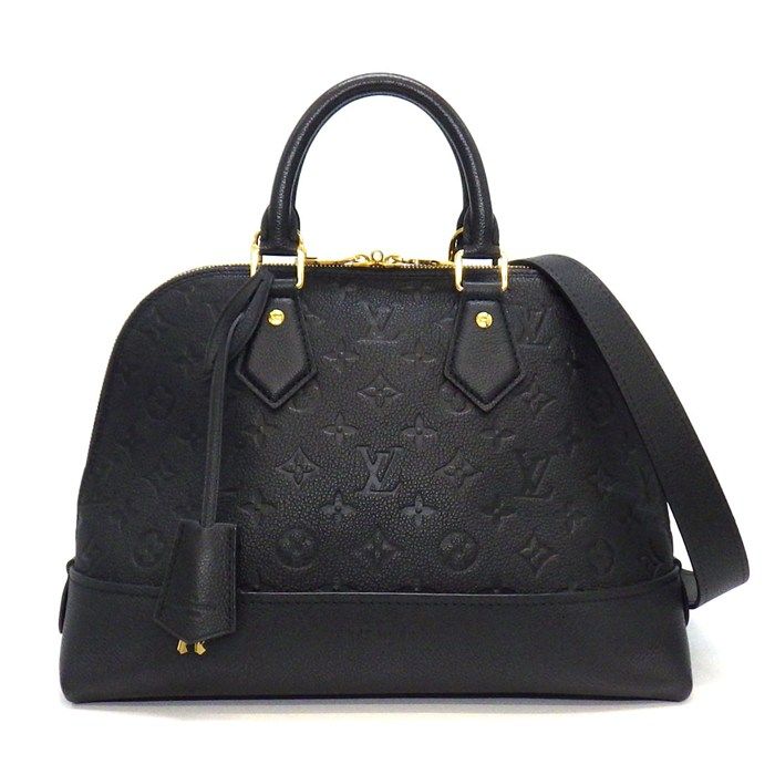 Louis Vuitton Handbag Neo Alma Noir Purple Monogram Empreinte Leather