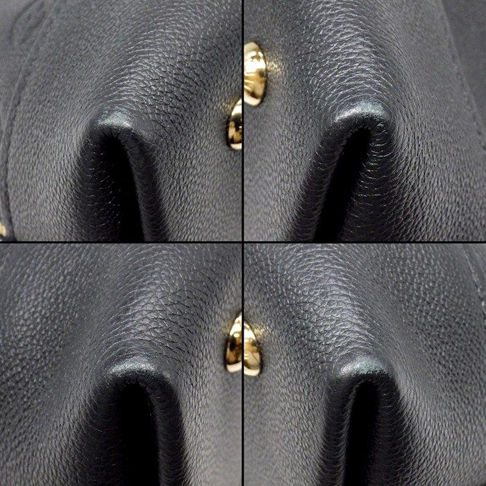 Louis Vuitton Handbag Neo Alma Noir Purple Monogram Empreinte Leather — view 7