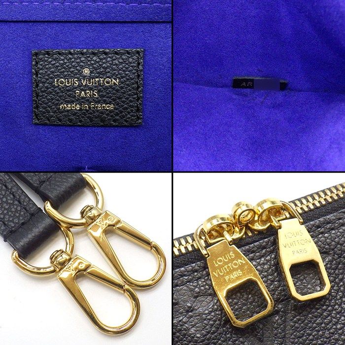 Louis Vuitton Handbag Neo Alma Noir Purple Monogram Empreinte Leather — view 5