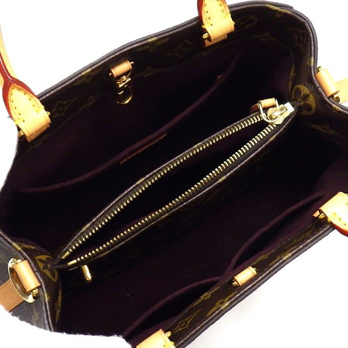 Louis Vuitton Shoulder Bag Montaigne BB Monogram Canvas Gold — view 6