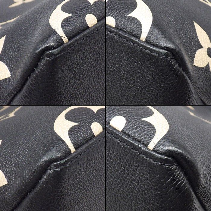 Louis Vuitton Handbag Petit Palais PM Noir Beige Bicolor Monogram Empreinte — view 8