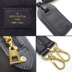 Louis Vuitton Handbag Petit Palais PM Noir Beige Bicolor Monogram Empreinte — view 7
