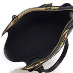 Louis Vuitton Handbag Petit Palais PM Noir Beige Bicolor Monogram Empreinte — view 5