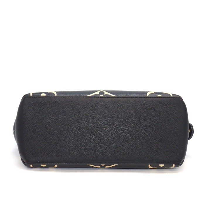 Louis Vuitton Handbag Petit Palais PM Noir Beige Bicolor Monogram Empreinte — view 4