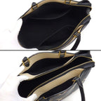 Louis Vuitton Handbag Petit Palais PM Noir Beige Bicolor Monogram Empreinte — view 6