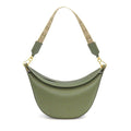 Loewe Shoulder Bag Luna Small Avocado Green Silk Calfskin Gold