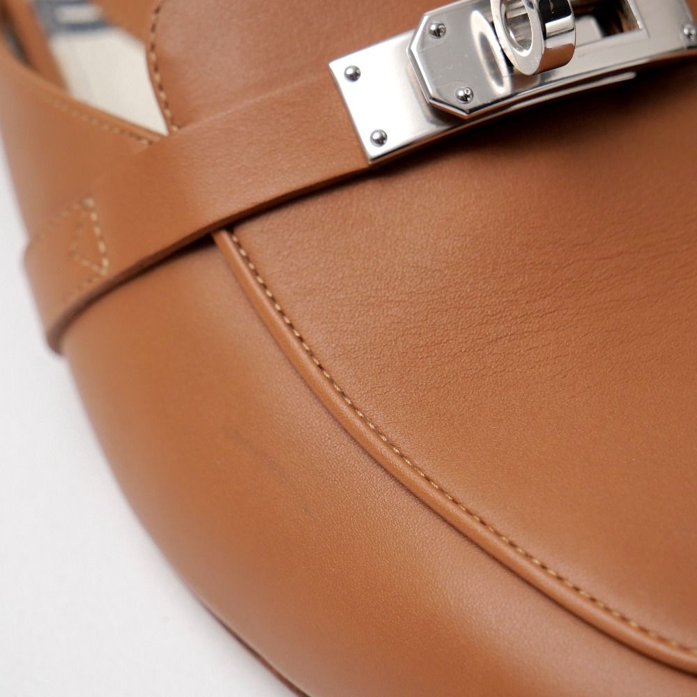 Hermes Oz Mules 36.5 Kelly Buckle Sandals — view 6