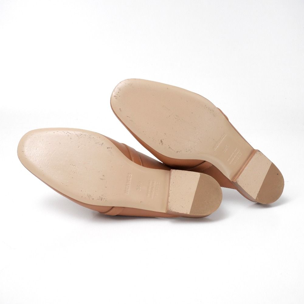 Hermes Oz Mules 36.5 Kelly Buckle Sandals — view 8