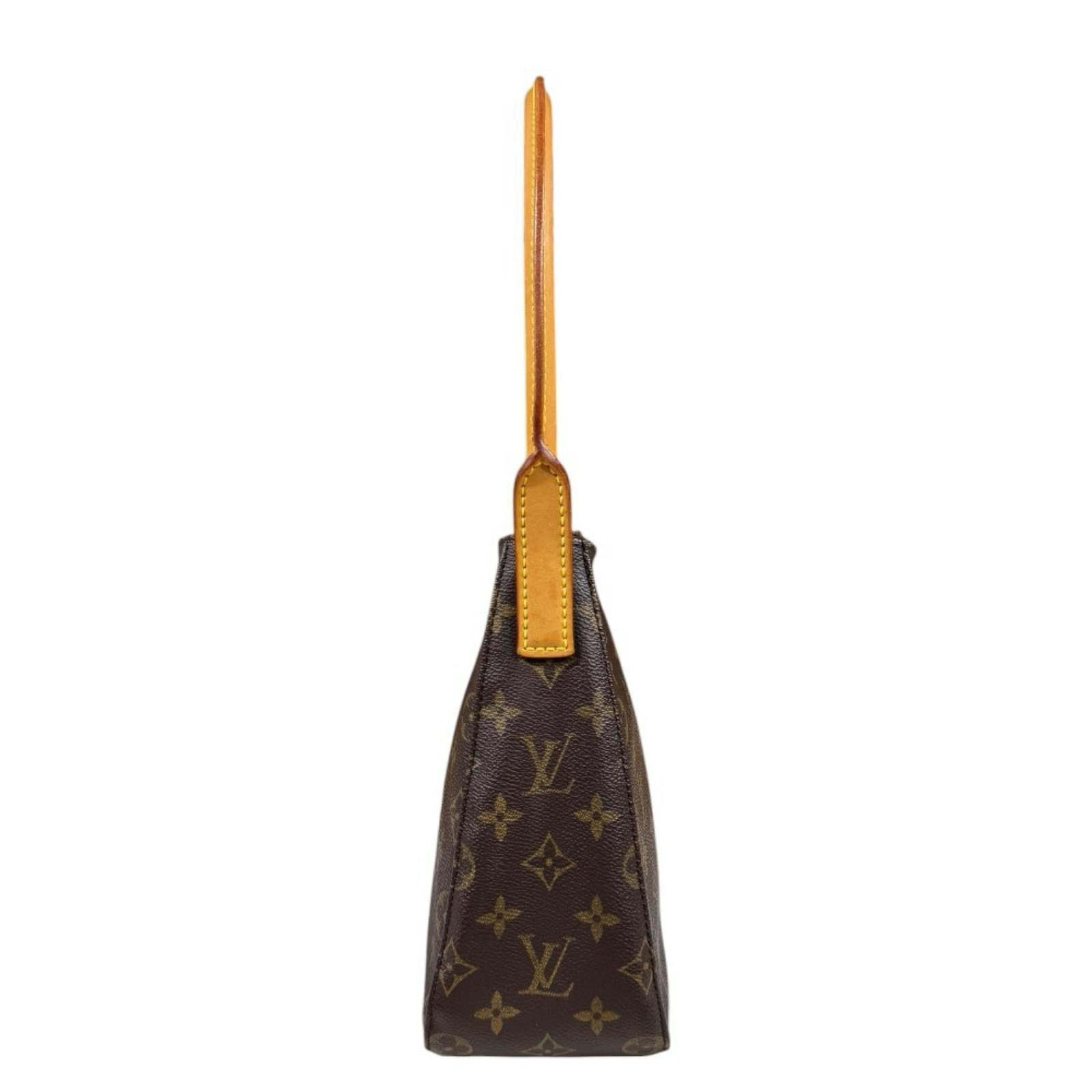 Louis Vuitton Looping MM Monogram Shoulder Bag Canvas Brown — view 4