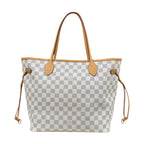 Louis Vuitton Neverfull MM Damier Azur Tote Canvas White — view 4