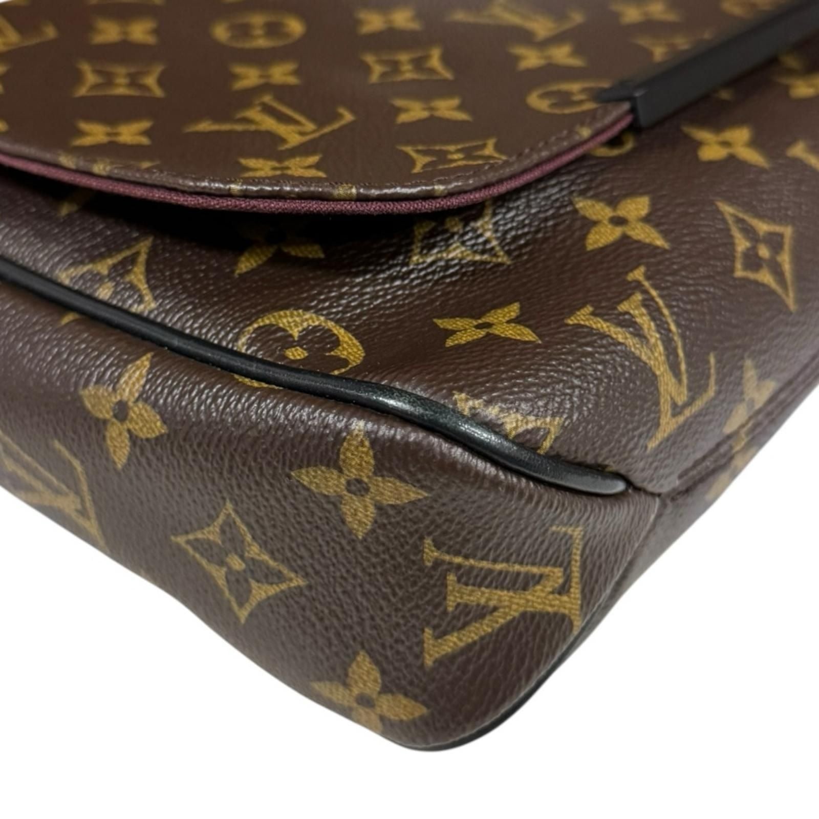 Louis Vuitton District PM Monogram Macassar Shoulder Bag Brown — view 8