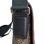 Louis Vuitton District PM Monogram Macassar Shoulder Bag Brown — view 9