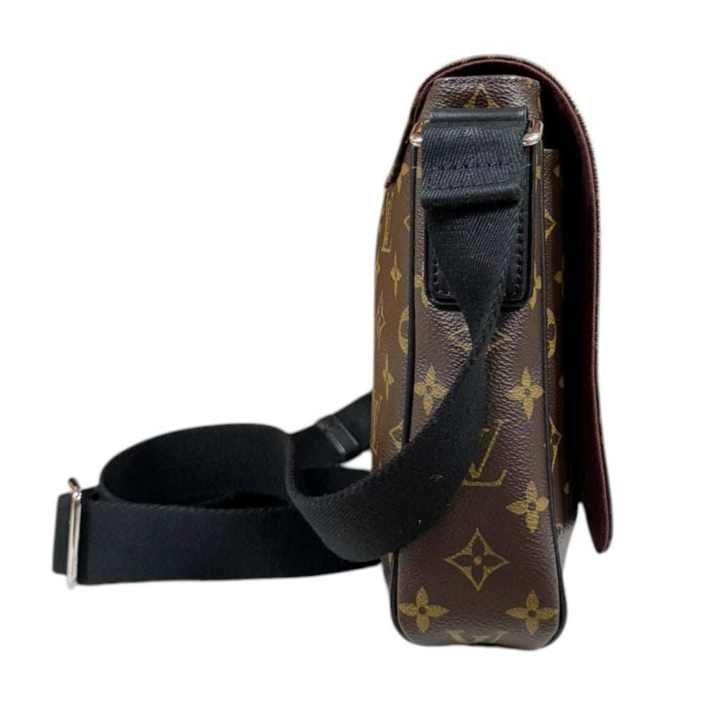 Louis Vuitton District PM Monogram Macassar Shoulder Bag Brown — view 4