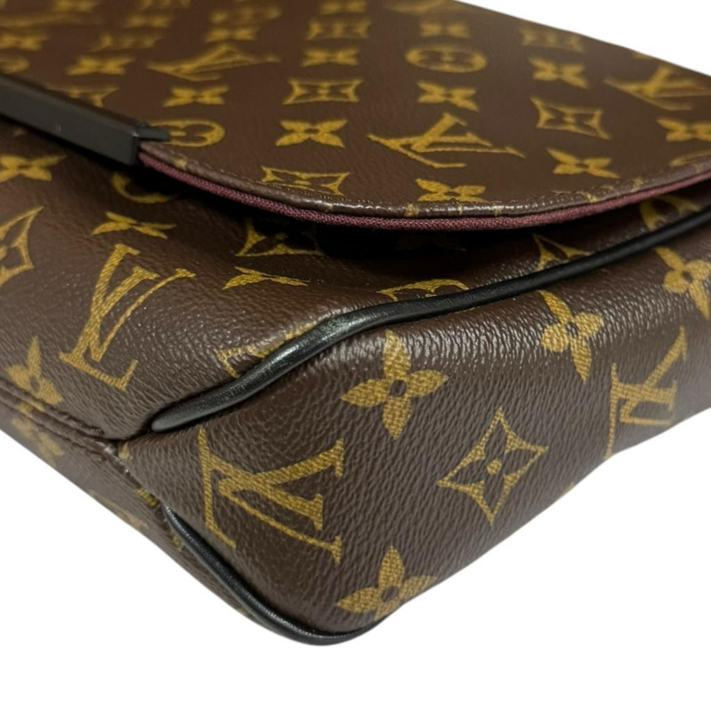 Louis Vuitton District PM Monogram Macassar Shoulder Bag Brown — view 7