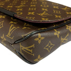 Louis Vuitton District PM Monogram Macassar Shoulder Bag Brown — view 7