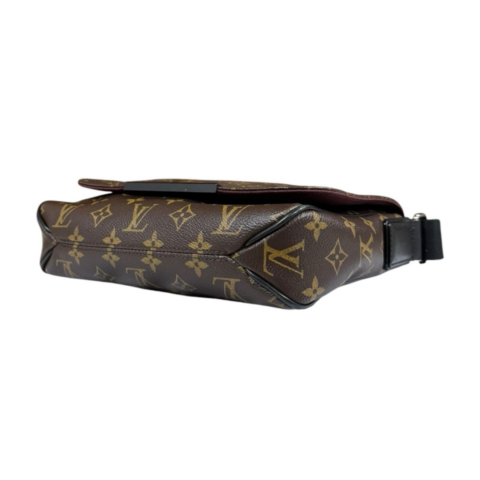 Louis Vuitton District PM Monogram Macassar Shoulder Bag Brown — view 5