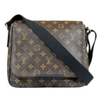 Louis Vuitton District PM Monogram Macassar Shoulder Bag Brown
