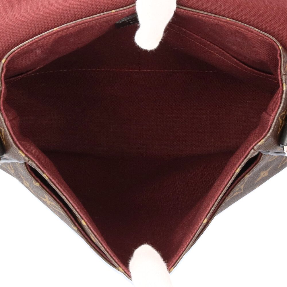 Louis Vuitton District PM Monogram Macassar Shoulder Bag Brown — view 6