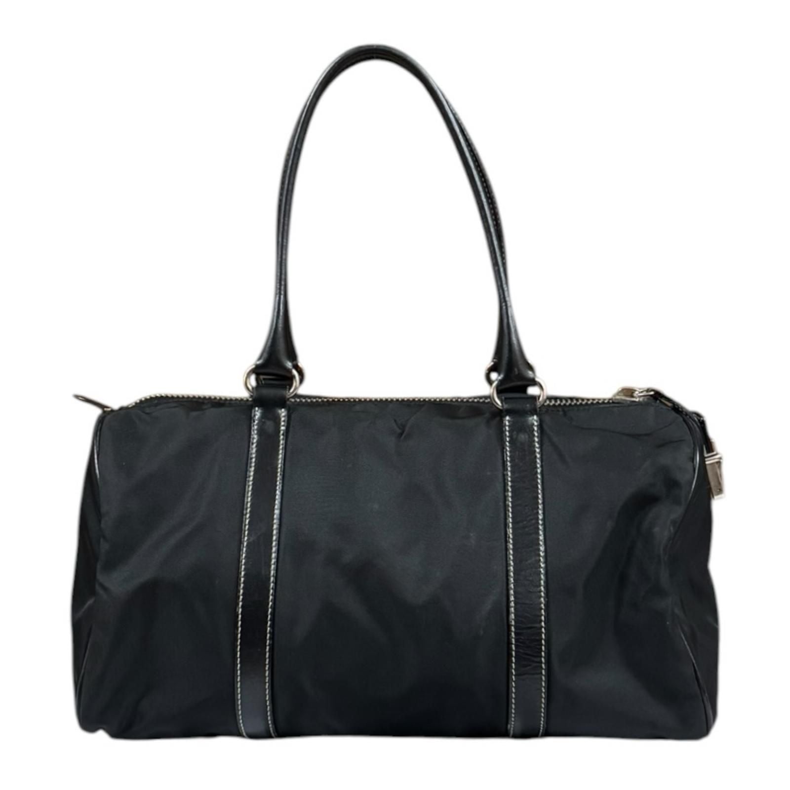 Prada Mini Boston Bag Nylon Black — view 3