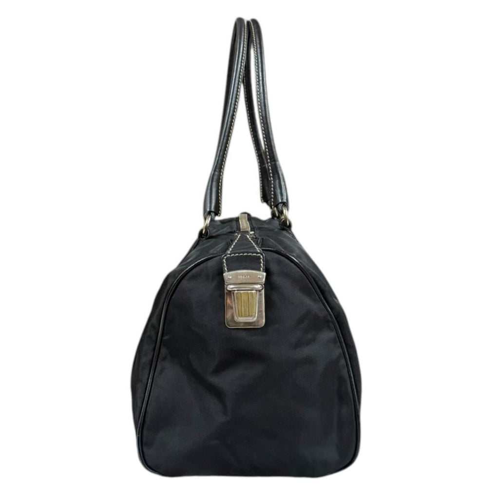 Prada Mini Boston Bag Nylon Black — view 4