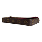 Louis Vuitton Pochette Felicity Monogram Shoulder Bag Canvas Brown — view 5