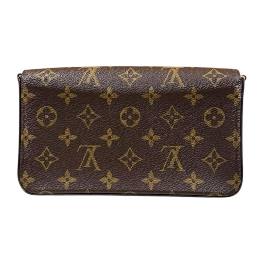 Louis Vuitton Pochette Felicity Monogram Shoulder Bag Canvas Brown — view 3