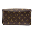 Louis Vuitton Pochette Felicity Monogram Shoulder Bag Canvas Brown — view 3
