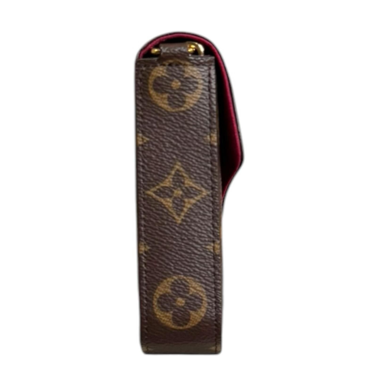 Louis Vuitton Pochette Felicity Monogram Shoulder Bag Canvas Brown — view 4