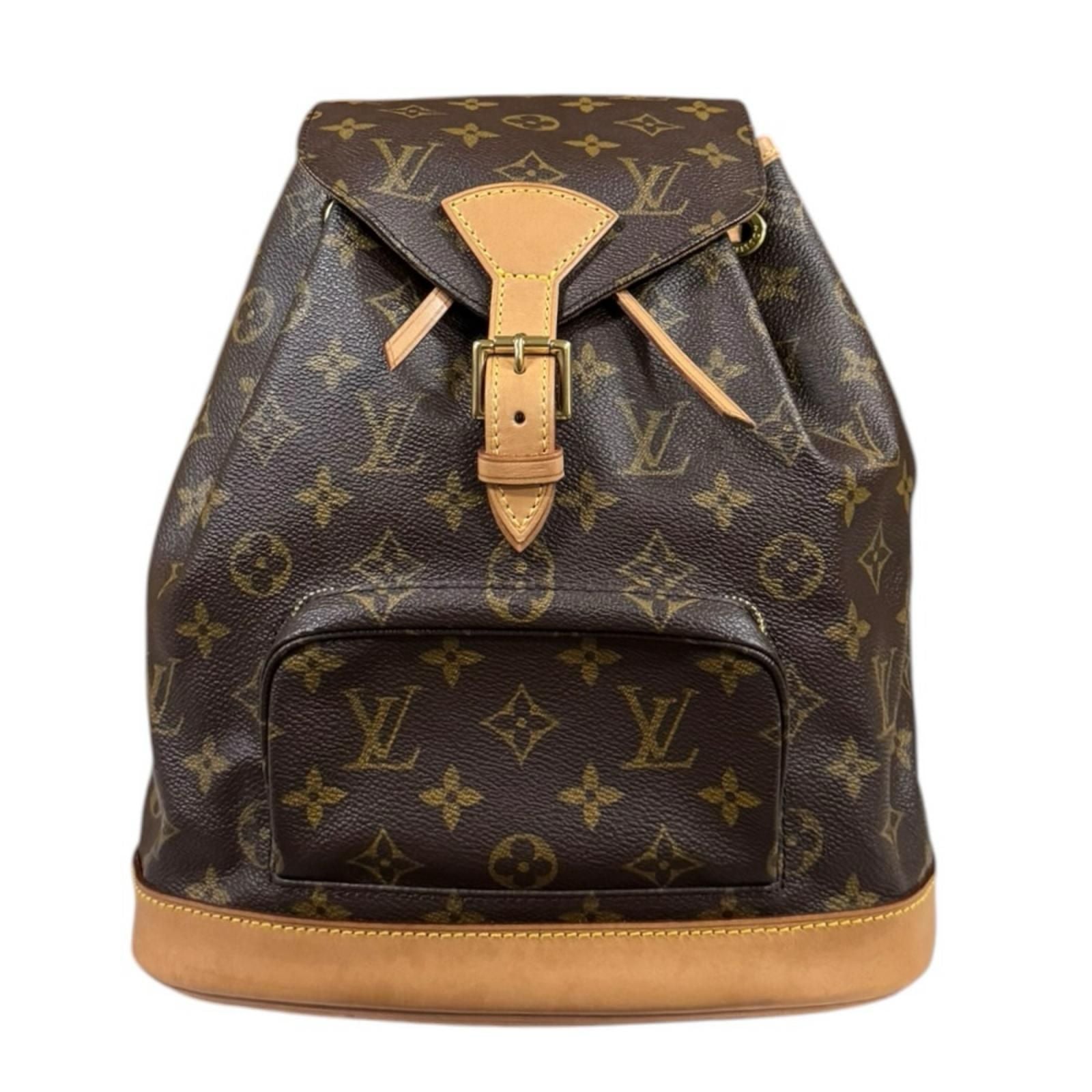 Louis Vuitton Montsouris MM Monogram Backpack Canvas
