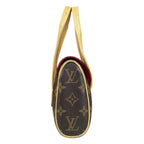 Louis Vuitton Sonatine Monogram Handbag Canvas Brown — view 4