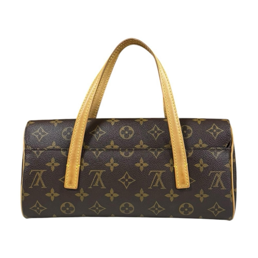 Louis Vuitton Sonatine Monogram Handbag Canvas Brown — view 3