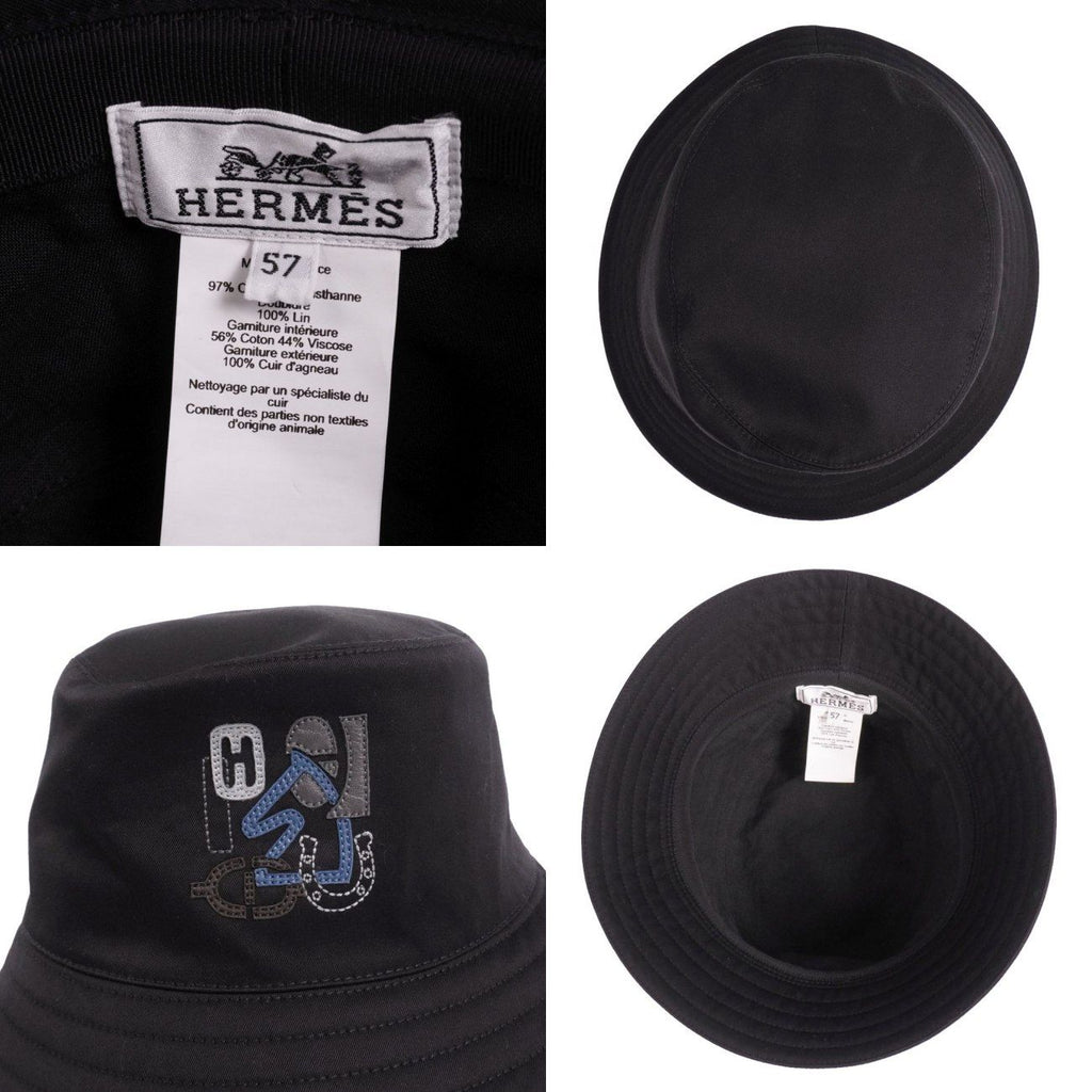 Hermes Hat Red Puzzle Bucket Hat — view 6