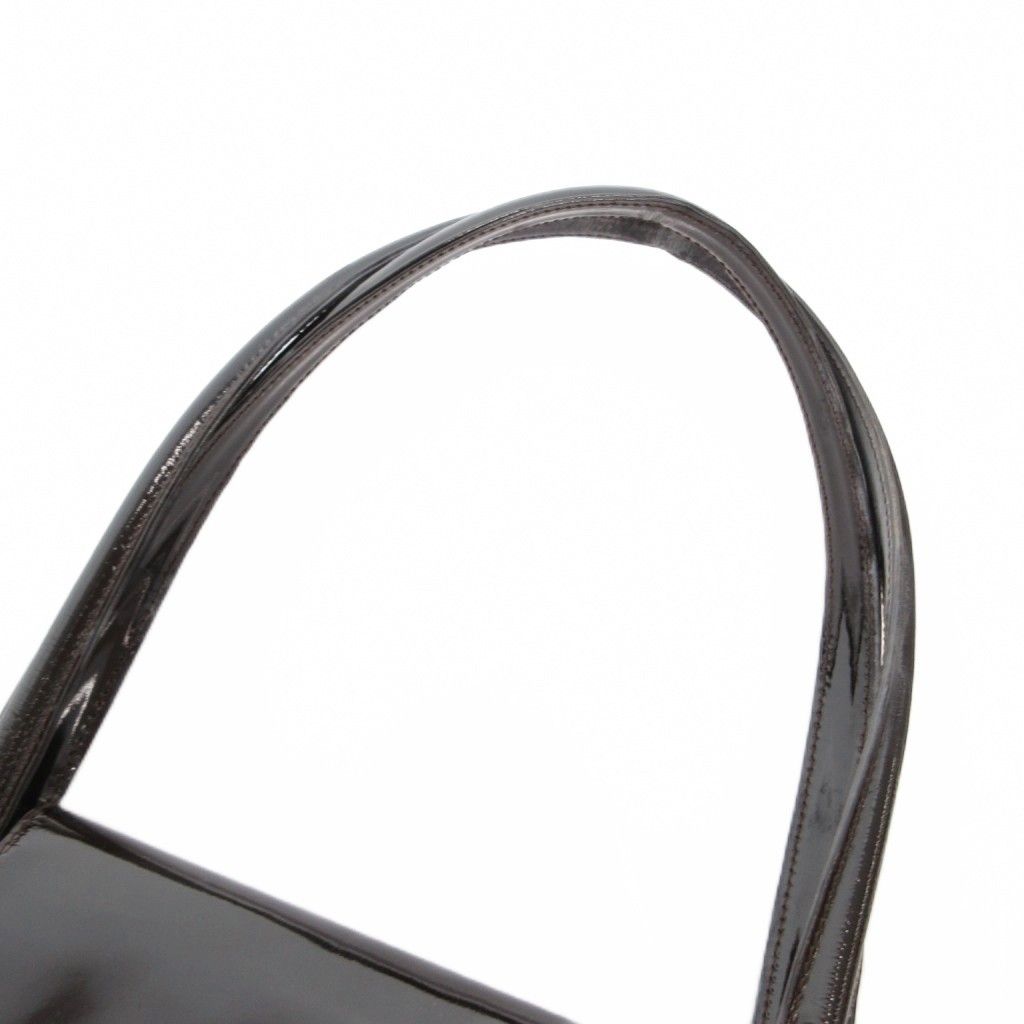 Gucci Shoulder Bag Brown Enamel — view 5
