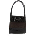 Gucci Shoulder Bag Brown Enamel