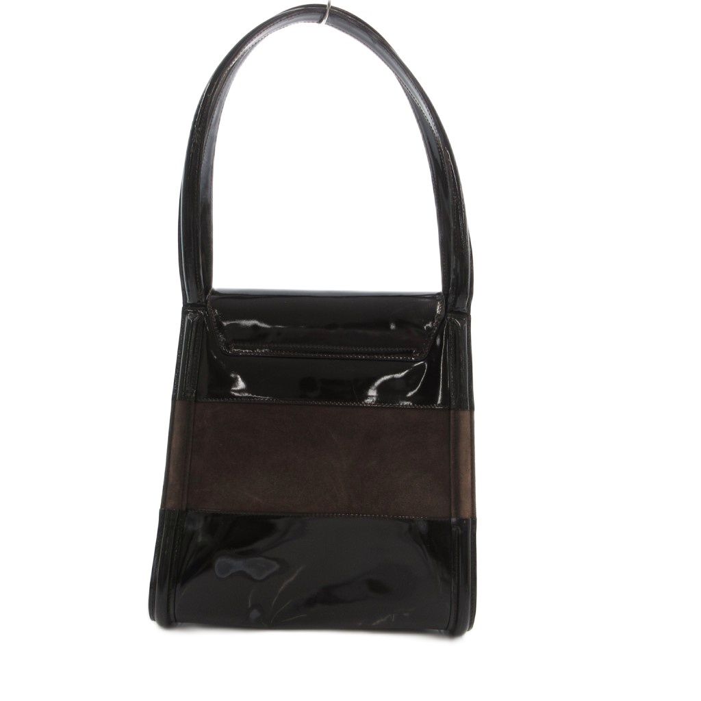 Gucci Shoulder Bag Brown Enamel — view 2
